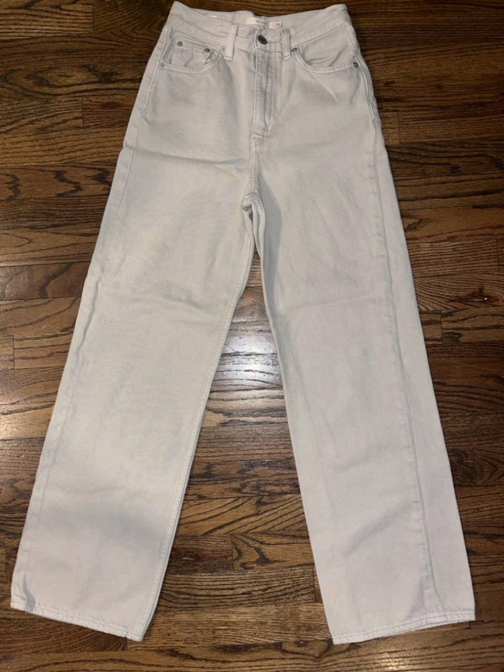 Levi’s High Loose Straight Leg Jeans in Tan/Beige Women’s Size 24
